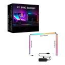 LED podsvícení monitoru se synchronizací barev obrazovky a hudby, 32 palců, USB 5V RGB-IC lišty, vícebarevné, pro herní PC a kancelář 3