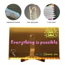 LED podświetlana akrylowa tablica do rysowania 30 x 20 cm USB dziecięca przezroczysta tablica suchościeralna do rysowania do szkoły, biura i domu 4