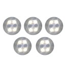 LED poháralátét, villogó fényes matrica a pohár aljára, átmérője körülbelül 6 cm, LED fény pohárhoz vagy palackhoz italok díszítésére 2