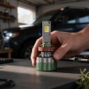 LED-polttimot ajovalaisimiin Bluetooth-sovelluksella ohjattavina H8 H9 H11, 3000–8000K, CSP-sirut, alumiini, vihreä-harmaa, autoille 12V/24V 5