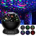 LED projektor hviezdičiek a galaxie s pohyblivým obrazom, 14 x 12,5 cm, napájanie USB alebo na batérie AA, nočné svetlo do detskej izby 1