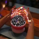 LED projektor hviezdičiek a galaxie s pohyblivým obrazom, 14 x 12,5 cm, napájanie USB alebo na batérie AA, nočné svetlo do detskej izby 4
