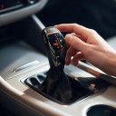 LED radiaca páka s podsvieteným ukazovateľom polohy P R N D M/S, šedá, pre automatickú prevodovku BMW série 3 E90, E91, E92, E93 3
