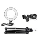 LED-rengasvalo 16 cm jalustalla K2433 5