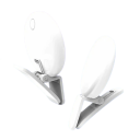 LED ring light com clip e carregamento USB Lâmpada portátil para telemóvel Selfie e vídeo em direto Luz complementar universal para fotografia 2