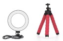 LED-ringlampe med stativ 2