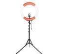 LED-ringlys 48 cm med farvefiltre 1