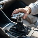 LED-Schaltknauf mit Ganganzeige und Manschette, kristallene Kappe, rotes LED, für Audi A6 C7, A7, S6, S7 mit Automatik 4