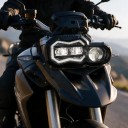 LED-Scheinwerfer mit Tagfahrlicht DRL, Fern- und Abblendlicht 65 W, Aluminiumgehäuse, IP67, schwarz für BMW F650GS, F700GS, F800GS 2