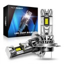 LED-Scheinwerferlampen 9005 HB3 Canbus Plug and Play Mini 2 Stück 70W 18000 lm Aluminium mit Ventilator IP68 Weißes Licht 6500K für Auto 1