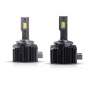 LED-Scheinwerferlampen D1S Canbus mit Ventilator, 2 Stück, 70 W, 30000 lm, 6000K, Aluminiumkühler, schwarz, Ersatz für Xenon HID im Auto 1