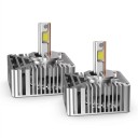 LED-Scheinwerferlampen D5S mit Ventilator, ohne Kabelmodifikationen, LED-Chips, silber, Xenonersatz für Abblend- und Fernlicht 1