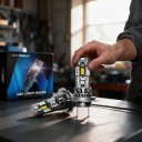 LED-Scheinwerferlampen H7 Canbus mit Ventilator, 9000 lm/Stück, 35 W/Stück, Mini-Größe, Aluminiumgehäuse IP68, weißes Licht 6500K, für Autos 5