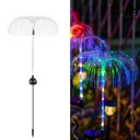 LED Solar Lampa Maneter Vattentät Trädgårdsljus IP65 Gräsmattdekoration Utomhusbelysning Maneter Form Solar Ljus som liknar en palm 81 x 35 cm 3