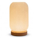 LED stolná lampa Severský štýl Biela 3 farby svetla Ovládač na kábli Napájanie USB 2,2 x 20,4 x 10 cm Nočná lampa Do spálne a obývačky 1