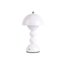 LED stolní lampa ve tvaru houby, 28 x 16 x 10.2 cm, 3 odstíny světla, USB-C nabíjení, 4.5V, designové bezdrátové svícení do ložnice 4