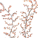 LED String Lights 190 cm 96 LED Cherry Blossom Colourful USB Decorative Lamp for Weddings Valentine's Day Christmas Bedroom and Festive Decoration 2