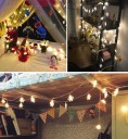 LED String Lights with Snowflakes 3