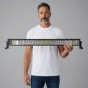 LED světelná rampa rovná 620 W 32 palců Délka 84,4 cm IP68 Studené bílé světlo 6500 K Černé tělo S kabeláží Na offroad i pracovní stroje 3