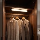 LED světlo se senzorem pohybu 40 cm Bezdrátové Magnetické 3 barvy světla Stmívatelné USB-C Hliník Pod linku do skříně 4