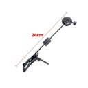 LED Swinger Bite Indicator Hirisi Length 24 cm 2.5 mm Connector in Black Zip Case for Fishing Alarms 3