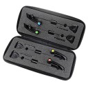 LED Swinger Set Hirisi 4 Stk Länge 24,5 cm Kunststoffkopf Edelstahlstange Rot Gelb Blau Grün Bissanzeiger 2