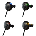 LED swingers indikator för napp Hirisi längd 24 cm 2,5 mm kontakt i zip-fodral svart indikator för fiskeklockor 2