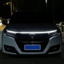 LED szalag 120 cm 12V IP68 3000 lm Napi világítás Motorháztető Fénycsík PVC Rövidíthető Dekoratív ambient világítás autókhoz Vízálló LED 4