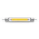 LED trubicás izzó R7S 118 mm Kétoldalas foglalat 30 W 220 V COB szalag átlátszó csőben Hideg fehér Reflektorokhoz és lámpákhoz 1