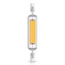 LED trubicás izzó R7S 78 mm Kétoldalas foglalat 15 W 220 V COB szalag átlátszó csőben Meleg fehér 2700 K Reflektorokhoz és lámpákhoz 1