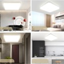 LED tynd firkantet loftlampe 50 W varm hvid Moderne smal vandtæt lysekrone IP65 Firkantet LED-panel 30 x 3,5 cm 3