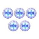 LED underlag til glas blinkende lys klistermærke til bunden af glasset diameter ca. 6 cm LED lys til kop eller flaske til dekoration 5