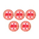LED underlag til glas blinkende lys klistermærke til bunden af glasset diameter ca. 6 cm LED lys til kop eller flaske til dekoration 3