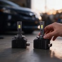 LED-uri D3S pentru faruri 6000K 30000 lm Canbus, 70 W pereche, aluminiu cu ventilator, negre, înlocuire xenon HID pentru mașini 12–24 V 5