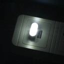 LED USB luz 22,5 x 2 cm Mini luz nocturna de néon para automóvel Iluminação ambiental interior Decoração em ABS Modelação de automóveis 3