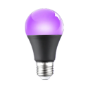 LED UV-pære 12W E27 399-400nm sort lys til UV-reaktive dekorationer, fluorescensdetektion, festbelysning, kunstprojekter AC 85-265V 6