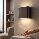 LED væglampe 6 W Dobbelt hoved med lys opad og nedad IP65 Mål 11,5 x 9 cm Aluminium krop Varm hvid 3000 K Til facade 5