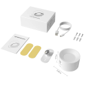 LED væglampe 7,5 x 4,5 cm med 2000mAh genopladeligt batteri, 360° rotation, berøringskontrol 3