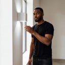LED vägglampa 12 W IP65 Kuber 10 x 10 x 10 cm Aluminiumhus Belysning uppåt och nedåt Vitt ljus 6000 K För fasad och entré 5