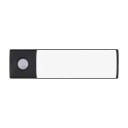 LED-valo liiketunnistimella 10 cm Langaton Magneettinen 3 väriä valoa Himmennettävä USB-C Alumiini Musta Kaapin ja vaatehuoneen alle 1