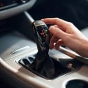 LED växelspak med belyst indikator för lägen P R N D M/S och knapp P, LED-display, grå, för automatisk växellåda BMW E46 och E60 3