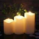 LED velas com controlo remoto 3 pcs 4