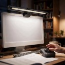 LED világítócsík monitorra 44 cm Forgatható vezérlőmemóriával Érintésvezérlés Fokozatos fényerőszabályozás Mágneses tartó Ra95 Fekete USB 4