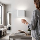 LED Wandleuchte 6 W Doppelte Kopf leuchtet nach oben und unten IP65 Abmessungen 11,5 x 9 cm Aluminiumgehäuse Naturweiß 4000 K Für die Fassade 6