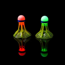 LED Windproof Badminton Shuttlecock Nylon Polystyrene Glow-in-the-Dark Sports Shuttlecock for Night Play Training Fun Badminton Accessories 5
