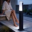 LED zahradní sloupek 30 cm S patkou na šrouby 7 W IP65 Voděodolný 85–265 V Hliník a akryl Bílé světlo 6000 K Na nádvoří 2
