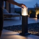 LED zahradní sloupek 60 cm S hrotem do země 7 W IP65 Voděodolný 85–265 V Hliník a akryl Teplé světlo 3000 K Do trávníku 2