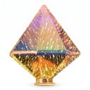 LED žárovka ve tvaru ostré cihly E27 Efekt ohňostroje 6 W 85–265 V 11 x 17,5 cm Postříbřené sklo Vícebarevný vzor Do lamp a svítidel 1