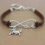 Lederarmband mit Pferd 2