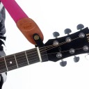 Lederträger unter dem Nullbund mit Metallknopf Halterung um den Hals der Gitarre Sichere Befestigung für akustische und klassische Gitarren 4